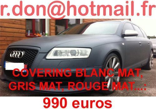 Audi Covering Gris Mat Voiture Gris Mat